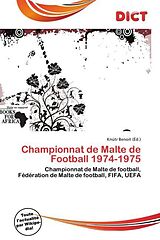 Couverture cartonnée Championnat de Malte de Football 1974-1975 de 