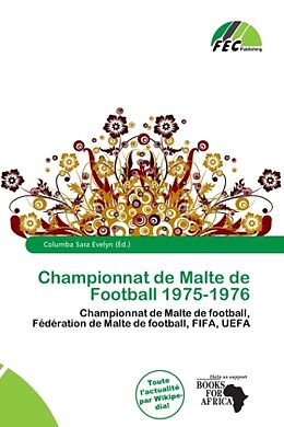 Couverture cartonnée Championnat de Malte de Football 1975-1976 de 