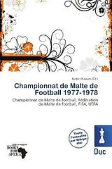 Couverture cartonnée Championnat de Malte de Football 1977-1978 de 