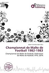 Couverture cartonnée Championnat de Malte de Football 1982-1983 de 