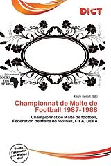 Couverture cartonnée Championnat de Malte de Football 1987-1988 de 