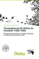 Couverture cartonnée Championnat de Malte de Football 1988-1989 de 