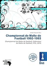 Couverture cartonnée Championnat de Malte de Football 1992-1993 de 