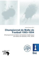 Couverture cartonnée Championnat de Malte de Football 1993-1994 de 