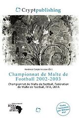 Couverture cartonnée Championnat de Malte de Football 2002-2003 de 