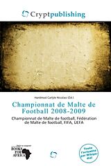 Couverture cartonnée Championnat de Malte de Football 2008-2009 de 