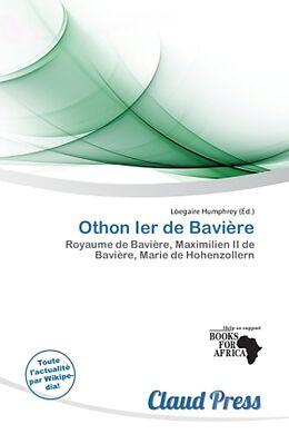 Couverture cartonnée Othon Ier de Bavière de 