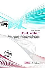 Couverture cartonnée Hôtel Lambert de 