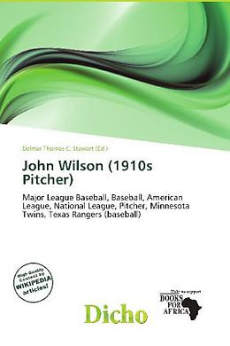 Kartonierter Einband John Wilson (1910s Pitcher) von 