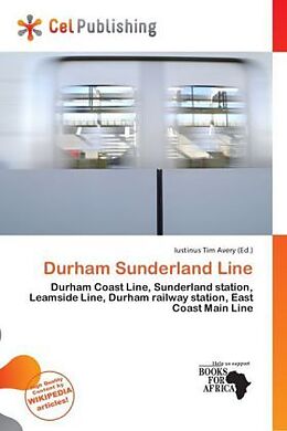 Couverture cartonnée Durham Sunderland Line de 