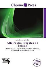 Couverture cartonnée Affaire des Frégates de Taïwan de 