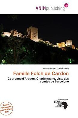 Couverture cartonnée Famille Folch de Cardon de 