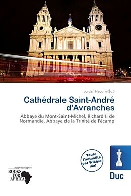 Couverture cartonnée Cathédrale Saint-André d'Avranches de 