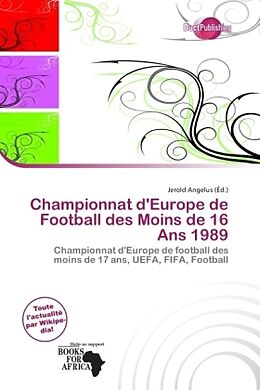 Couverture cartonnée Championnat d'Europe de Football des Moins de 16 Ans 1989 de 