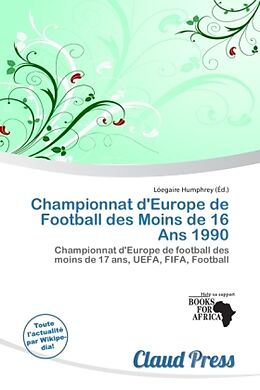 Couverture cartonnée Championnat d'Europe de Football des Moins de 16 Ans 1990 de 