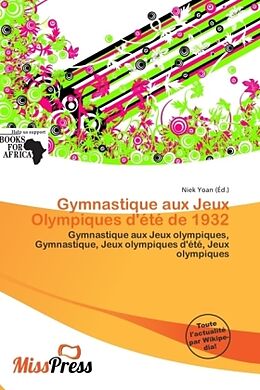 Couverture cartonnée Gymnastique aux Jeux Olympiques d'été de 1932 de 