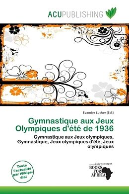 Couverture cartonnée Gymnastique aux Jeux Olympiques d'été de 1936 de 