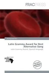 Kartonierter Einband (Kt) Latin Grammy Award for Best Alternative Song von