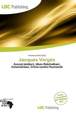 Couverture cartonnée Jacques Vergès de 