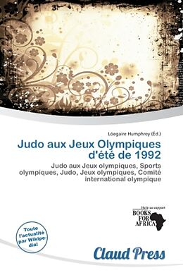 Couverture cartonnée Judo aux Jeux Olympiques d'été de 1992 de 