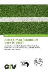 Couverture cartonnée Attila Simon (Footballer born in 1988) de 