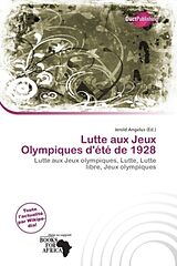 Couverture cartonnée Lutte aux Jeux Olympiques d'été de 1928 de 