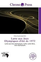 Couverture cartonnée Lutte aux Jeux Olympiques d'été de 1972 de 