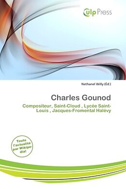 Couverture cartonnée Charles Gounod de 