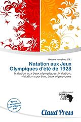 Couverture cartonnée Natation aux Jeux Olympiques d'été de 1928 de 