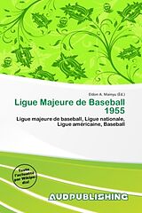 Couverture cartonnée Ligue Majeure de Baseball 1955 de 