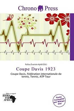 Couverture cartonnée Coupe Davis 1923 de 