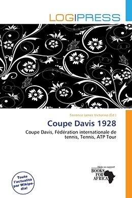 Couverture cartonnée Coupe Davis 1928 de 