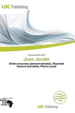 Couverture cartonnée Jean Jardin de 