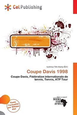 Couverture cartonnée Coupe Davis 1998 de 