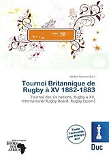 Couverture cartonnée Tournoi Britannique de Rugby à XV 1882-1883 de 