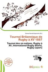 Couverture cartonnée Tournoi Britannique de Rugby à XV 1887 de 