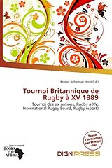 Couverture cartonnée Tournoi Britannique de Rugby à XV 1889 de 