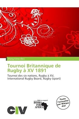 Couverture cartonnée Tournoi Britannique de Rugby à XV 1891 de 