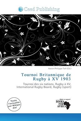 Couverture cartonnée Tournoi Britannique de Rugby à XV 1903 de 