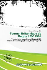 Couverture cartonnée Tournoi Britannique de Rugby à XV 1904 de 