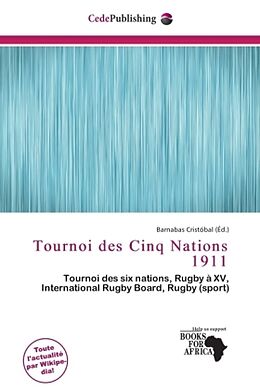 Couverture cartonnée Tournoi des Cinq Nations 1911 de 