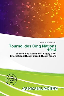 Couverture cartonnée Tournoi des Cinq Nations 1914 de 