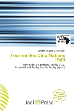 Couverture cartonnée Tournoi des Cinq Nations 1949 de 