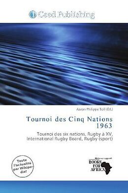 Couverture cartonnée Tournoi des Cinq Nations 1963 de 