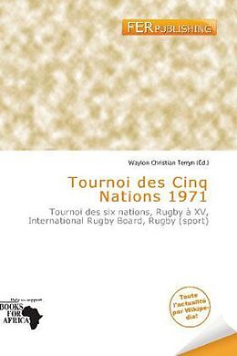 Couverture cartonnée Tournoi des Cinq Nations 1971 de 