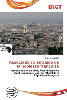 Couverture cartonnée Association d'entraide de la noblesse française de 