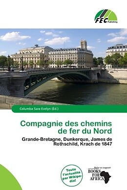 Couverture cartonnée Compagnie des chemins de fer du Nord de 