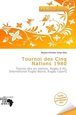 Couverture cartonnée Tournoi des Cinq Nations 1980 de 