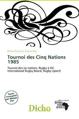 Couverture cartonnée Tournoi des Cinq Nations 1985 de 