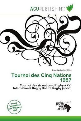 Couverture cartonnée Tournoi des Cinq Nations 1987 de 